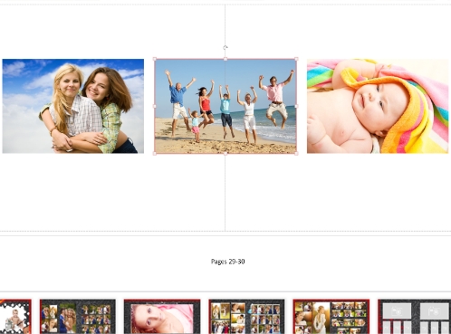 automate line guide for the positioning of your photos