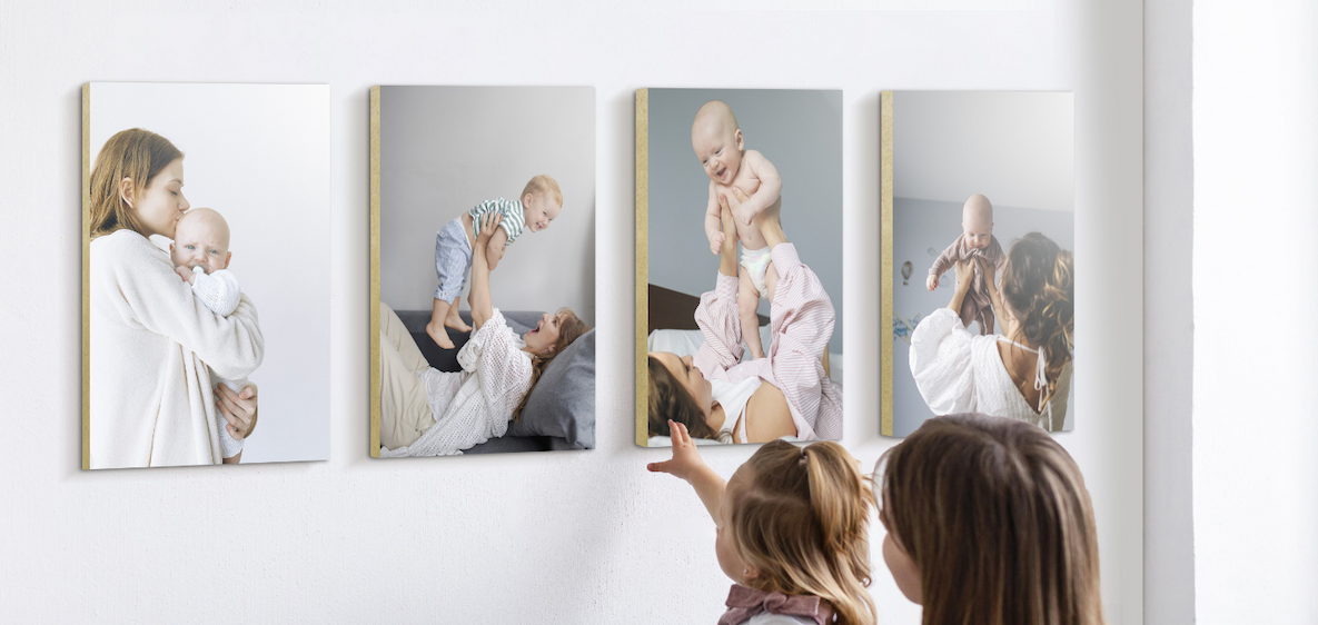 phototiles with baby pictures