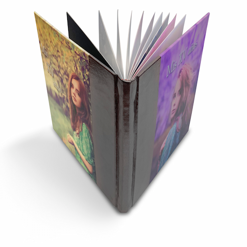American-style cover with back cover